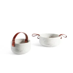 Marble Basket vase