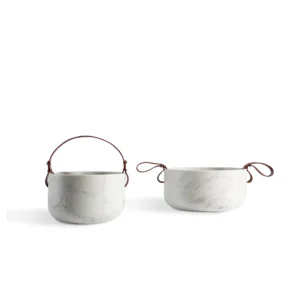 Marble Basket vase
