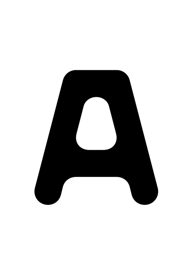 Fidu Alphabet-Letter A