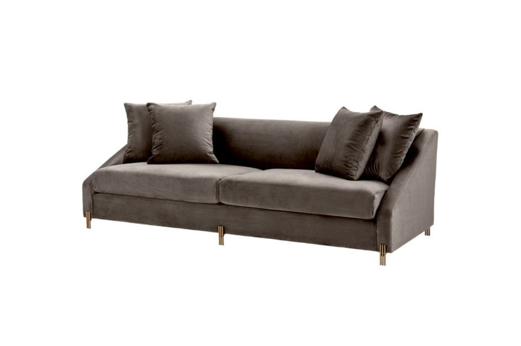 Sofa Candice savona grey velvet