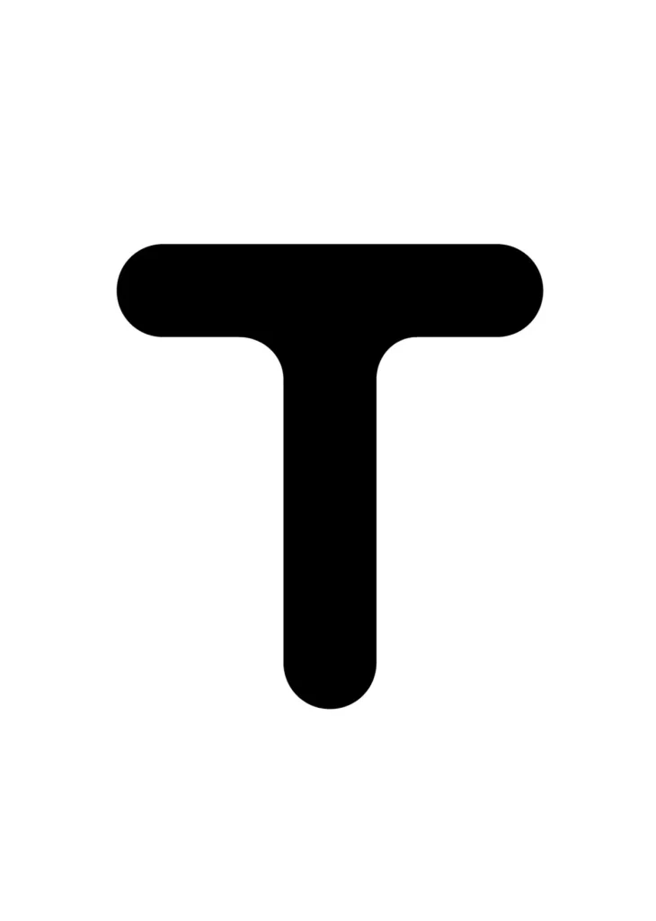 Fidu Alphabet-Letter T