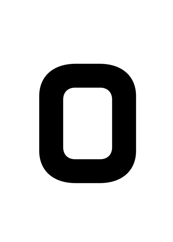 Fidu Alphabet-Letter O