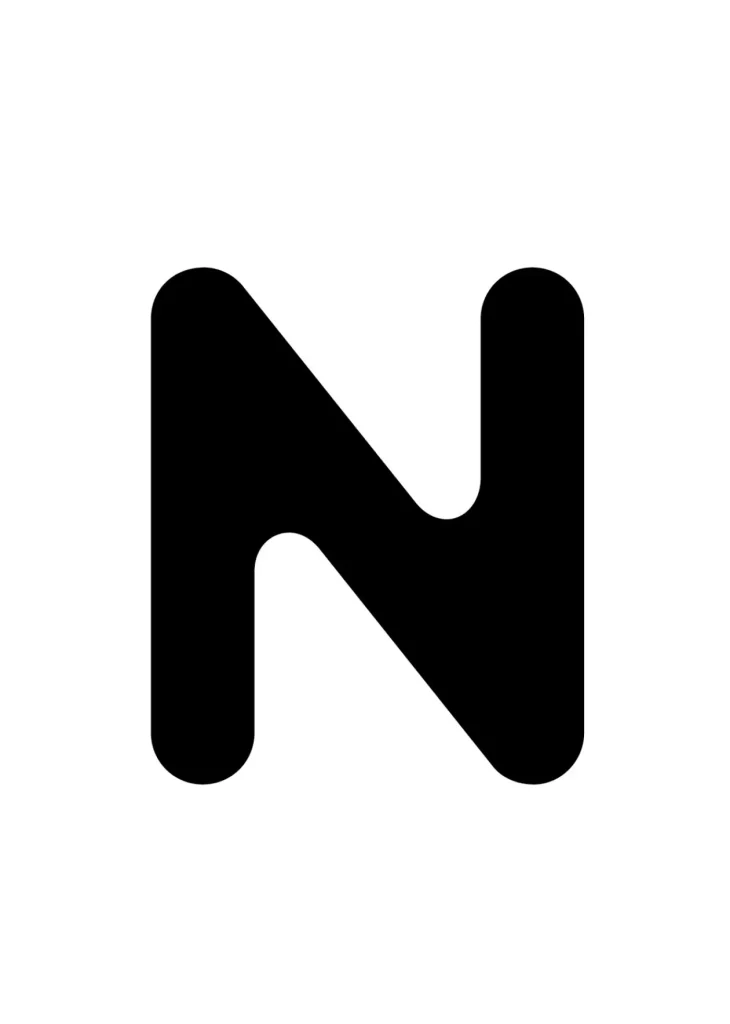 Fidu Alphabet-Letter N