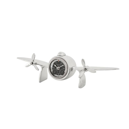 Clock Commander polished aluminium