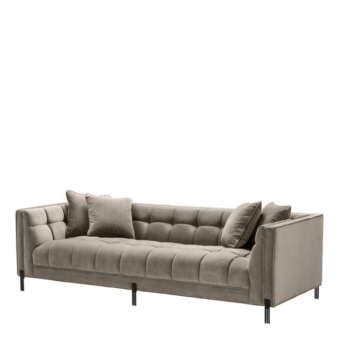 Sofa Sienna savona greige velvet