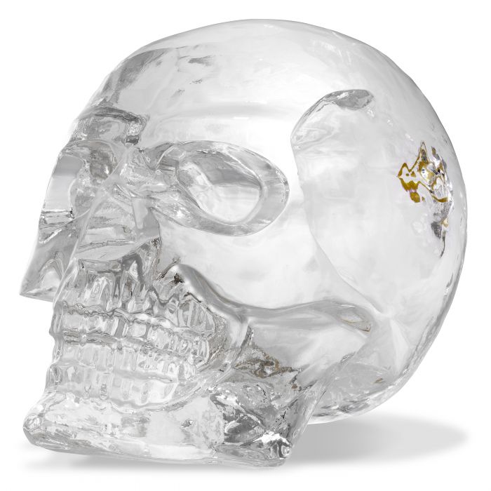 Diamond Skull clear glass