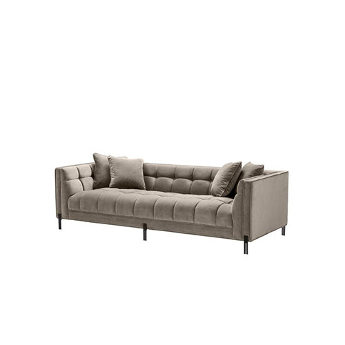 Sofa Sienna savona greige velvet