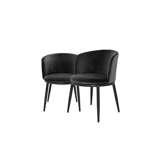 Dining Chair Filmore cameron black set of 2